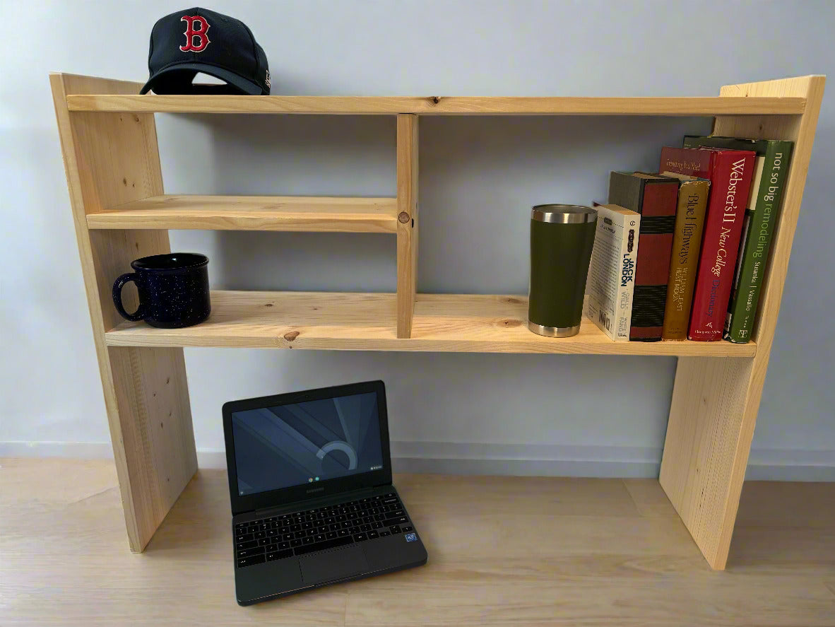 Desk top shelf - Strong, easy to assemble, perfect for college or apartments