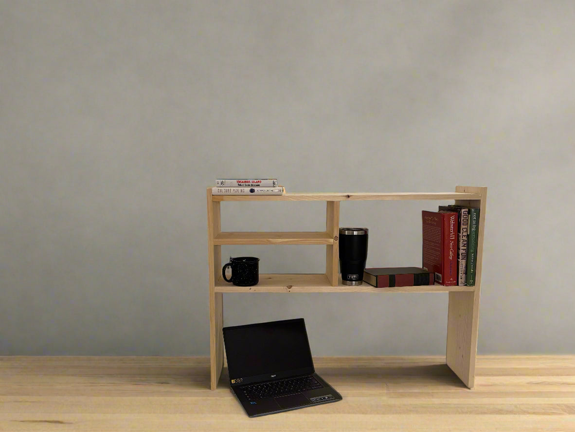 Desk top shelf - Strong, easy to assemble, perfect for college or apartments